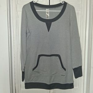 Curves Gray Women's Sweater